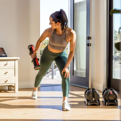 BowFlex SelectTech 552i Hanteln (Paar), einstellbar von 2 bis 24 kg pro Hantel