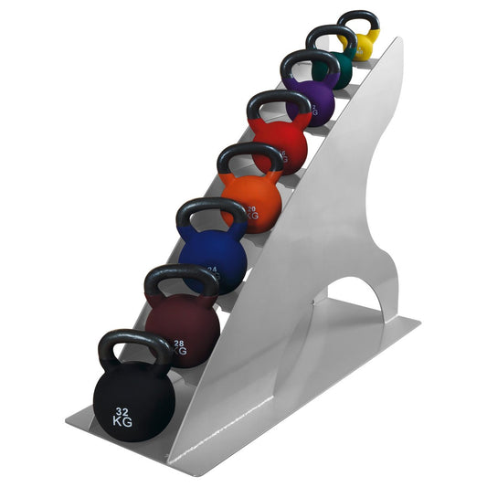 Kettlebells 4-32 kg, 8er Set ink. Ablage, Kugelhantel, Kugelgewicht, Hantel