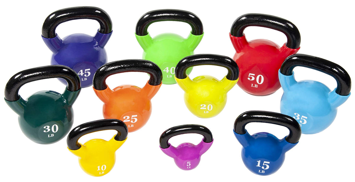 Fitvids Fitvids Allzweck-Kugelhantel mit Vinylbeschichtung, 22,7 kg