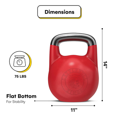 Kettlebell Kings Competition Kettlebell Stahl [Gewicht einfügen, z.B. 16kg]