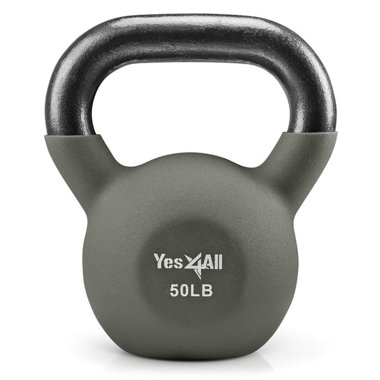 Yes4All Neoprenbeschichtete und Kugelhantel-Sets – Handgewichte für Heim-Fitnessstudio & Kurzhantel-Gewicht-Set, Training, 22,7 kg