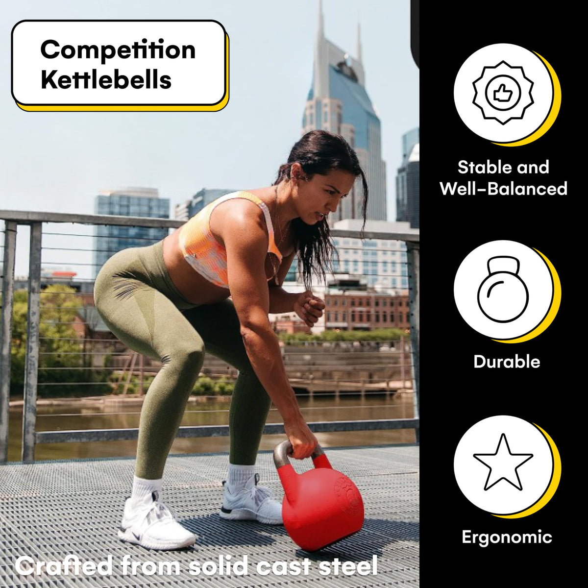 Kettlebell Kings Competition Kettlebell Stahl [Gewicht einfügen, z.B. 16kg]